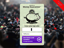 Tablet Screenshot of moneyguarantee.com
